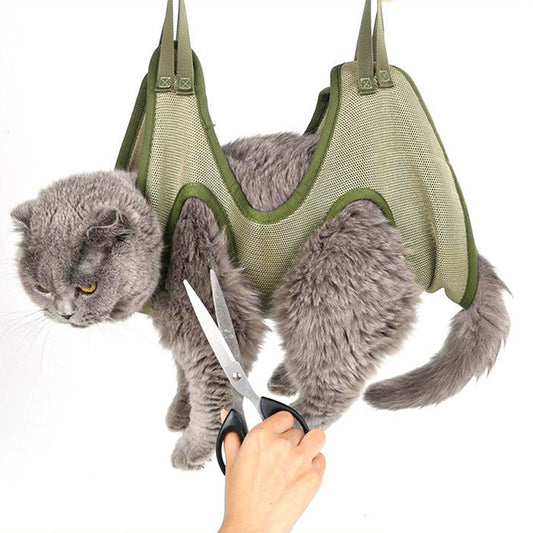 Cat Grooming Nail Cutting Hanging Suite Prevent Getting Scratched