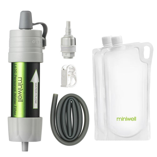 Miniwell Portable Outdoor Water Filter Survival Kit